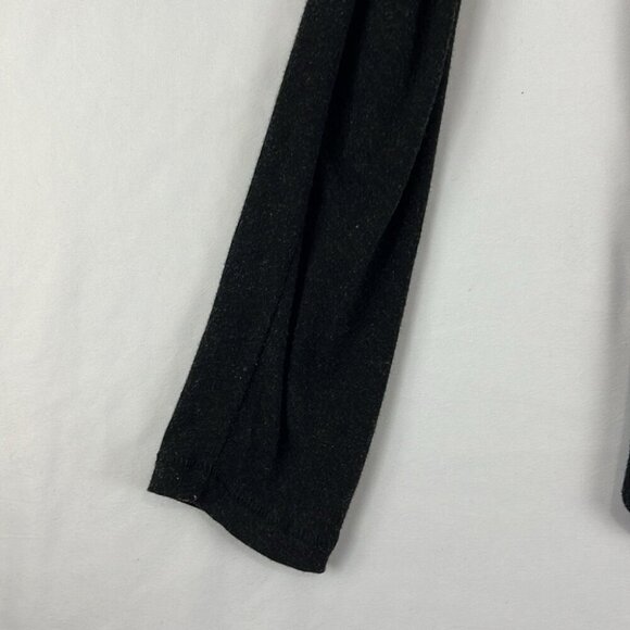 Aritzia Wilfred La Rivière Black Rayon Split Open-Back Long Sleeve Sweater - Picture 4 of 10